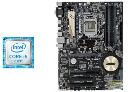 Compatibilità Fit For ASUS H170-PRO Scheda madre + kit cpu i5-6500 Intel H170 LGA 1151 4×DDR4 64GB M.2 PCI-E 3.0 DVI HDMI ATX(Motherboards)