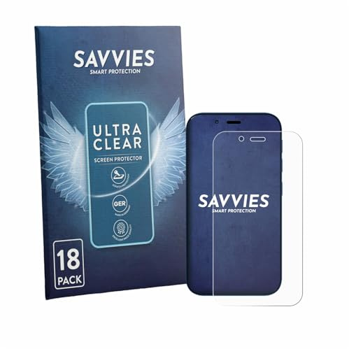 Savvies 18 Stück Schutzfolie für Hisense U964 Displayschutz-Folie Ultra-Transparent