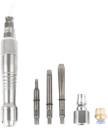 Martello pneumatico, Air Flux Chipper Pneumatic Engraver Scalpello Dental Medical Gesso Calco Stomatologia Incisore Pale a Gas Martello Pneumatico,per scheggiatura(Set 1)