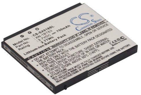 CS-SX618SL Battery 750mAh compatible with [Sharp] SH6110, SH6110C, SH6118, SH6118C replaces XN-1BT63
