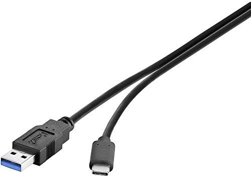 Renkforce USB-Kabel USB 3.2 Gen1 (USB 3.0 / USB 3.1 Gen1) USB-A Stecker, USB-C™ Stecker 15.00cm Sc