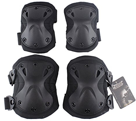 OAREA Tactical Sportschutz König Kong Gear Set Outdoor Multi Color Sicherheit Kniepolster Ellenbogen für Military Airsoft Jagd