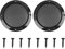 X AUTOHAUX Grill Cover 6inch Mesh Protector Car Speaker Subwoofer Grill Black
