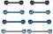 Longita Brustwarzenpiercing Zungenpiercing 14G Chirurgenstahl Straight Barbells Zungenring Nippel Shield Ring Piercing Schmuck Stab 12mm 14mm 16mm 18mm