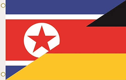U24 Flagge Fahne Nord Korea-Deutschland 90 x 150 cm