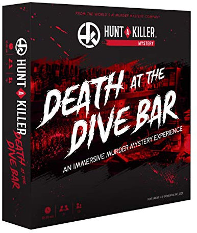 Hunt A Killer Death at The Dive Bar, Immersive Murder Mystery Game -Take on the Unsolved Case as an Independent Challenge, for Date or with Family & Friends as Detectives for Night, Age 14+