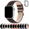 Fullmosa Cinturino Apple Watch Ultra 2 45mm/44mm/42mm/49mm, LichiBosin Cinturini in Pelle per Apple Watch Serie 9 8 7 6 5, Apple watch SE 2/ SE/Ultra, Per Uomo e Donna, Caffè + Fibbia Argenta