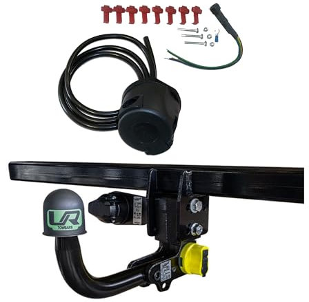 Umbra Rimorchi Vertikale abnehmbare Anhängerkupplung und 12 N Elektrosatz, kompatibel mit Chevrolet Captiva 07104/VM