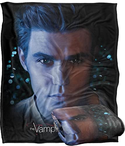 VAMPIRE DIARIES Stefan Eyes Officially Licensed Silky Touch Super Soft Throw Blanket 152 x 127 cm