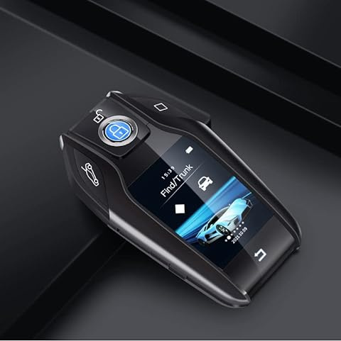 Modified Universal Boutique Écran LCD pour clé intelligente sans clé BMW Benz Audi Jeep Hyundai Kia Noir