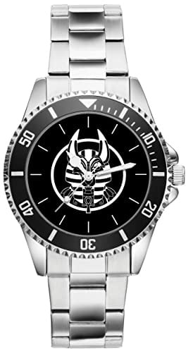 KIESENBERG Herrenuhr Ägypten Anubis Gott Fan Armbanduhr Geschenk Analog Quartz Metallband Uhr 21264