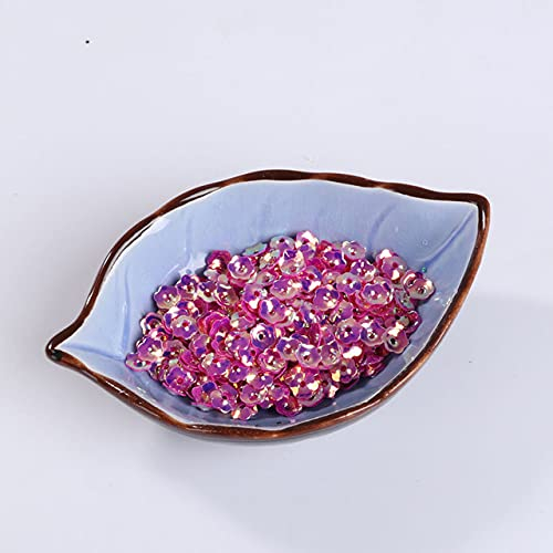 3D Cup Plum Blossom Pailletten Multi Size 5mm 6mm 8mm 10mm Flower Pailletten Fittings für Handarbeiten Craft Costume Jewellery-JG Rose,5mm 10g 1200pcs