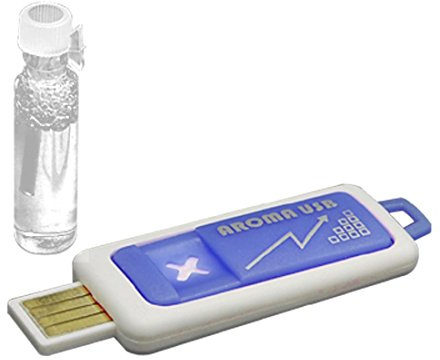 Ruilogod Thumb Size Smart USB SPA Fragrance Oil Burner Blue (id: b34 1a3 6a9 852 897 (id: b34 1a3 6a9 852 897