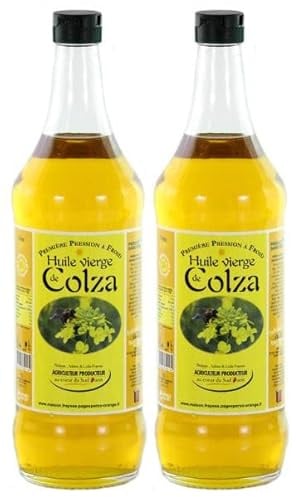 Huile de colza origine France - Lot 2 Bouteilles 1 L