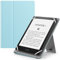 MoKo Funda Universal para 6,6.8,7 Kindle eReaders Fire Tableta - Kindle/Kobo/Voyaga/Lenovo/Sony Kindle E-Book E-Reader Tableta, Carcasa Folio con Correa de Mano y Soporte, Azul Claro Puro