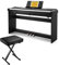 Donner DEP-20S Digital Piano Keyboard 88 Tasten with Höhenverstellbarer Keyboardhocker