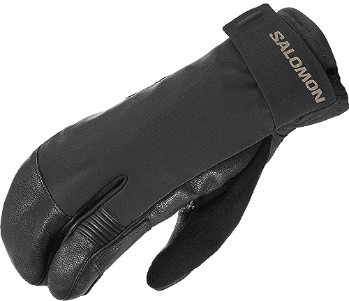 Salomon Qst Paw Gore-Tex Unisex-Handschuhe Wasserdichte Ski Snowboarden, langlebiger Griff, Wetterschutz und Dauerhafte Wärme, Schwarz, M