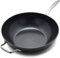 GreenPan Black Pro Infinite8 Ceramic Nonstick 14” Wok, 8.75QT, Dishwasher Safe, PFAS-Free, Black