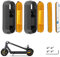 ulip Roller Radabdeckung Reflektorstreifen E Scooter Reflektoren Reflektierende Seitenabdeckung für Segway Ninebot Max G30 G30D G30E G30LP
