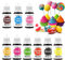 MENNYO Lebensmittelfarbe 9x10ml Food Coloring-Farben Flüssige Lebensmittel Set für Kuchendekoration, Macarons, DIY Seifen,Donuts, Fudge, Zuckerguss, Eis, Seifenfarbe, Spritzpistolenfarbe