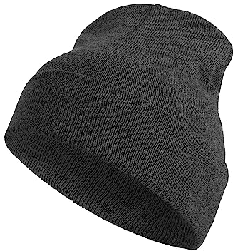 Jahreszeiten Mütze Unisex Basic Beanie Zeitlose Eleganz in edlem Grau. Perfekte Passform für jeden. Vielseitig einsetzbar als Wintermütze und Übergangsmütze. Aus hochwertigem 100% Acryl gefertigt.