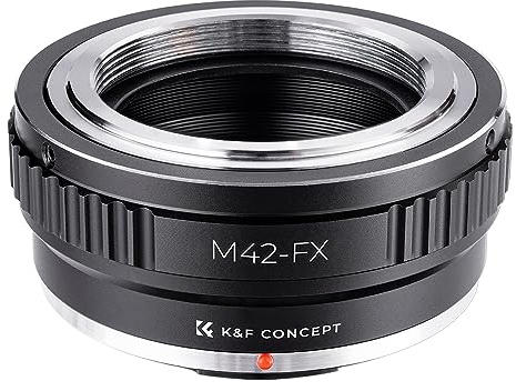K&F Concept Lens Mount Adapter Ring M42-FX Fit 42mm Schraube auf Fuji Fujifilm FX XPro1 X-Pro1 Kamera