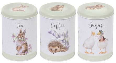 Wrendale Designs by Hannah Dale The Country Set' Country Animal Tea Coffee Sugar Set