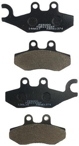 GENERICO COPPIA PASTIGLIE FRENO ANTERIORI + POSTERIORI COMPATIBILE CON PIAGGIO BEVERLY 300 400 HPE 2021 > FERODO ANTERIORE POSTERIORE