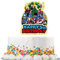 Avengers Cake Toppers for Boys 5th Birthday, Superhero Cartoon Themed Party, Happy 5th Birthday Toppers