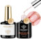 MODELONES Builder Gel mit Top Coat Gel Uv，8 in One Aufbaugel für Gelnägel Nagelverstärker UV Gel für Strengthener Extension Gel Base, Gel Nagellack für Gelnägel Nail Art Maniküre Nageldesign Nude