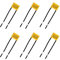 6 Stück Entstörkondensator LED, Kondensator Lampe, 0.22uF 275V X2 Löschglied für LED Beleuchtung, Hochdichte Leiterplatten, Blinklampen und Signal-Lampen, Ideal für Elektronikschutz