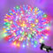 FFZZKJ Christmas Lights Timer 8 Modes Plug in 33Ft 100 LED Fairy Lights Indoor/Outdoor Waterproof for Christmas Decorations, Bedroom, Gazebo, Garden, Multi-Coloured