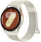 Bracelet en Métal Compatible avec Bracelet Samsung Galaxy Watch 7 6 5 4 44mm 40mm/Watch 6 Classic 47mm 43mm/Watch 5 Pro 45mm/Watch 4 Classic/FE,Sangle Magnétique pour Galaxy Watch 7 (Starlight)