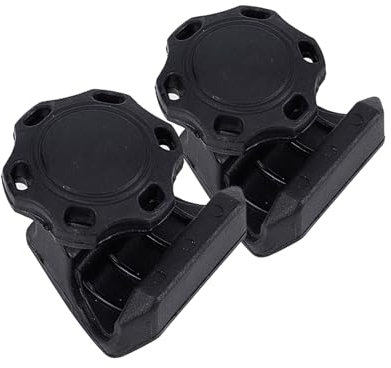 NICENEEDED 2 Stück Kunststoff Clips Für Footballhelme Schwarz Universal Fußball Visierclips Helmschrauben Befestigungselemente