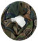Van Der Rich ® - Loop Schal mit Muster Schlauchschal Halstuch - Damen (31-Khaki)