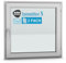 ThermoMax 5 Classic Kunststoff-Fenster, Uw-Wert 1,3, BxH: 100x100cm / 1000x1000mm, DIN rechts (Griff links), mit 2-fach Wärme-Isolier-Verglasung, Winkhaus Sicherheitssystem & Rehau Profil
