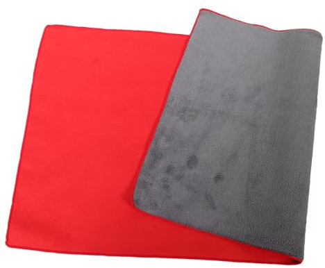 YOSADIER Serviette De Lavage Absorbante Microfibre Chiffon De pour Nettoyage Automobile Et Entretien Rouge