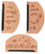 TEHAUX 3 Piezas cepillo depilatorio cepillos de pelusa para la ropa quita pelusas cepillo quitapelusas quitamanchas removedor de bolitas para la ropa afeitadora de pelusa de ropa Madera