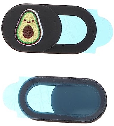 DIYEAH 2Pcs Avocado Pattern Ultra Thin Webcam Cover Slider for Laptop Privacy Protection Hacking Camera Cover Lightweight Privacy Slider for Notebooks and Computers