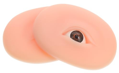 LRXIYODE 5d 3d Silikon Make Up Übungsmodul für Augenbrauen und Augen Make Up mit Realistischer Hautstruktur Wiederverwendbar für Anfänger im Makeup Training