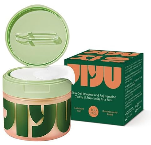 Centella Beruhigende Toner Pads 100 Stück, Sanftes Peeling, Aufhellend & Feuchtigkeitsspendend, Für Alle Hauttypen, Mit Pinzette
