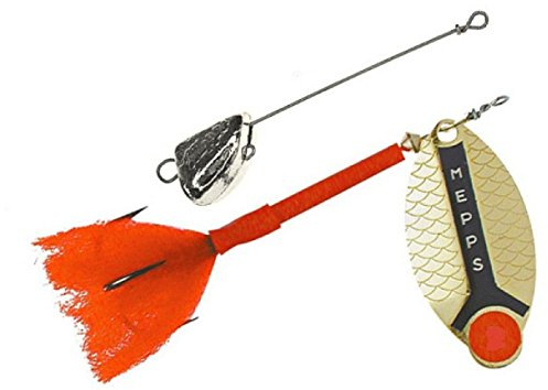 Spinner - Mepps Lusox mit Puschel Gold Gr.1-11,50g …