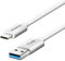 ADATA USB-C - USB 3.0, 1m câble USB USB C USB A Blanc - Câbles USB (1m, 1 m, USB C, USB A, 3.0 (3.1 Gen 1), Male Connector/Male Connector, Blanc)