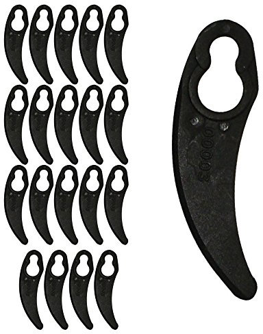 Pack Of 20 Plastic Cutting Blades Power Devil PD4125 PD07856 Lawnmower