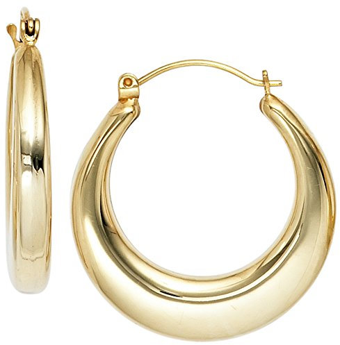 Jobo Damen-Creolen aus 14 Karat 585 Gold
