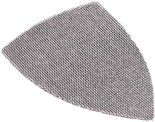 Mirka Abranet Netz-Delta-Schleifscheiben für Dreieckschleifer 100x152x152 mm Klett/Korn P80 / 50 Stk/zum Schleifen von Holz, Spachtel, Lack, Kunststoff / 5421905080