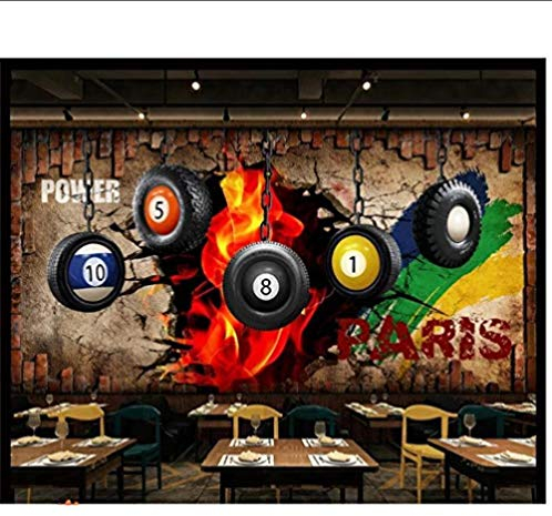 Benutzerdefiniertes Foto 3D Schlafzimmer Tapete Wandbild Billard Bild Wand Poster Bild Hintergrund Wandbilder Tapete Wand 3D Dekoration Gemälde 200X140Cm