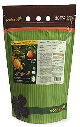 CULTIVERS Abono Cítricos Ecológico 5 kg. Fertilizante Origen 100% Orgánico y Natural Microgránulado. Mayor Rendimiento
