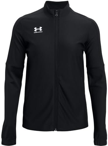 Under Armour Veste de survêtement Challenger Chemise, Noir/Blanc, S Femme