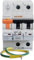 CABLEPELADO Protección combinada sobretensiones IGA permanente + transitoria, Protección contra sobretensiones, Norma EN50550, 230V/AC, Tipo 2, Clase C 15kA lmax, Poder de corte: 1000A, 40 Amperios